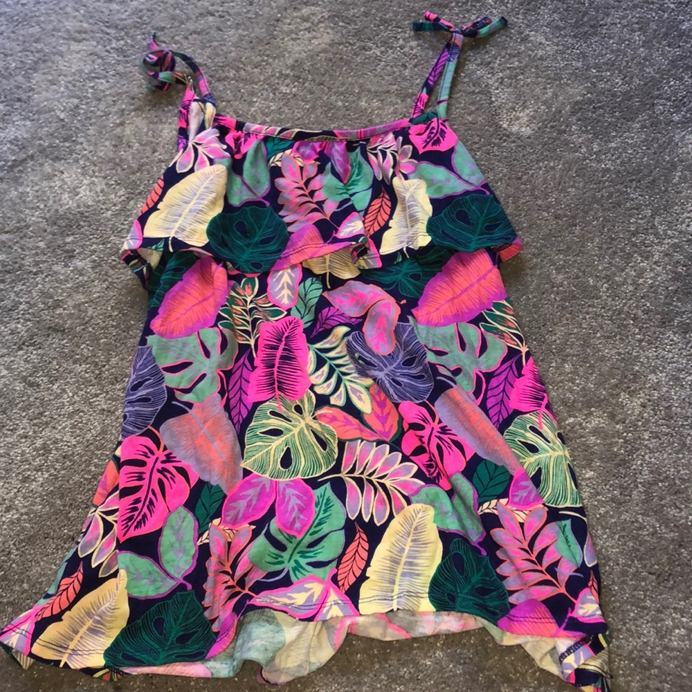 Girl’s Floral Cherokee Top